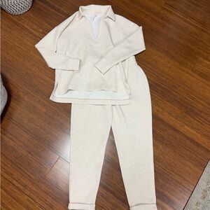 Spanx Cozy Cream Lounge Set - Top & Jogger Pants